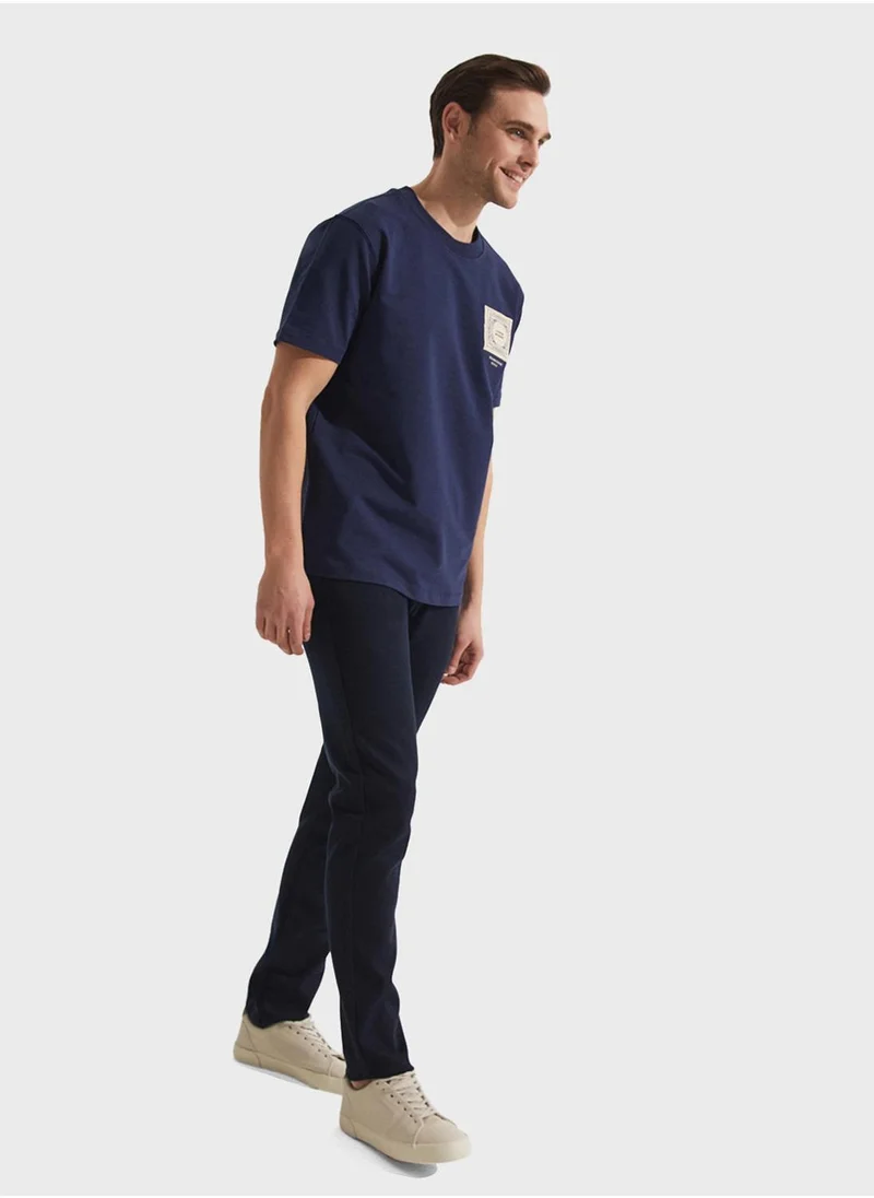 JUNE Printed Crew Neck T-Shirt