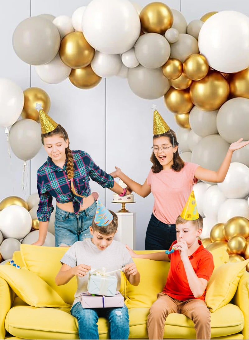 URbazaar Boho Balloons Garland Arch Kit, 185 Pcs Brown Nude White Balloons Different Sizes for Girls Baby Shower Garden Tea Party Bachelorette Birthday Wedding Decorations - Image 3