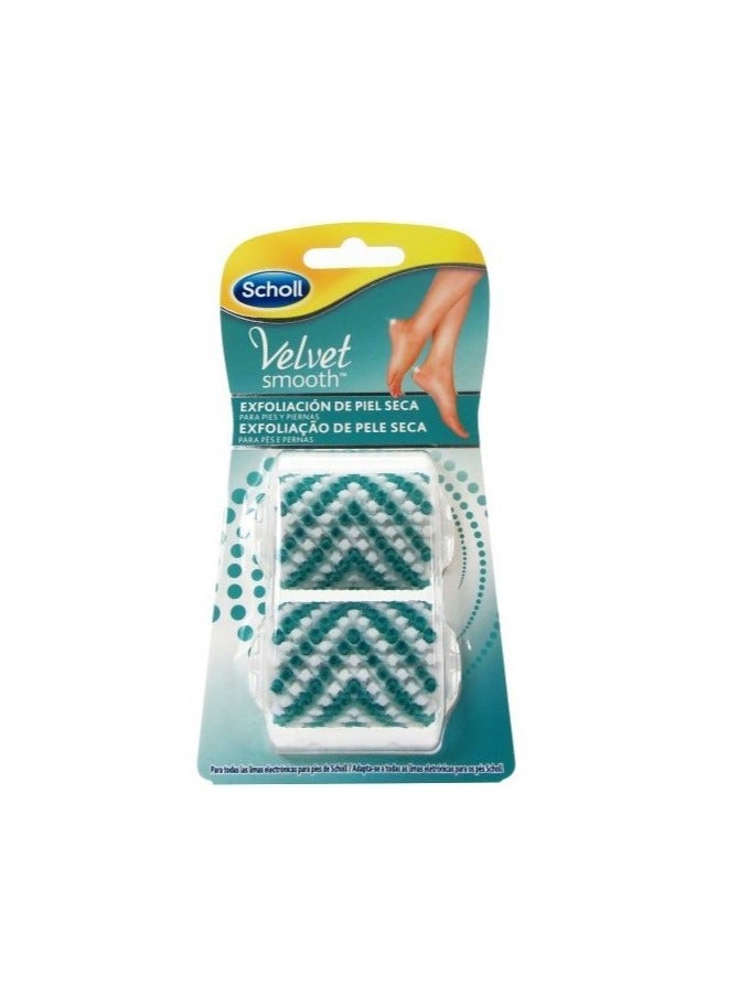 Scholl Velvet Smooth Callus Remover Exfoliation Dry Skin Refill 2unit - Image 1