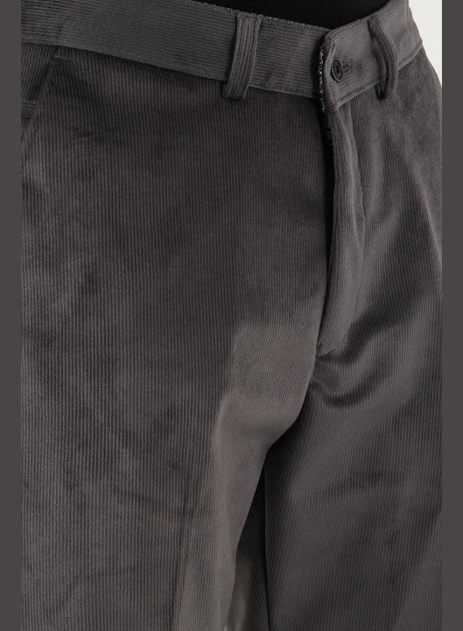 Buratti  Buratti Normal Waist Regular Fit Straight Leg Velvet Trousers Men's Velvet Trousers 645MERLIN for Men | Best Price UAE