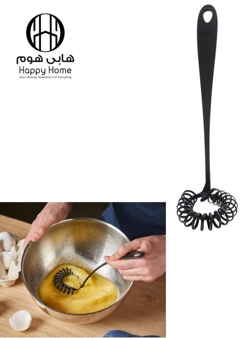 Heat Resistant Spiral Egg Beater 27cm - Grey