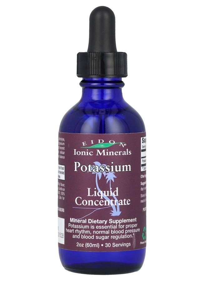 Eidon Ionic Minerals Potassium Liquid Concentrate 2 oz (60 ml)