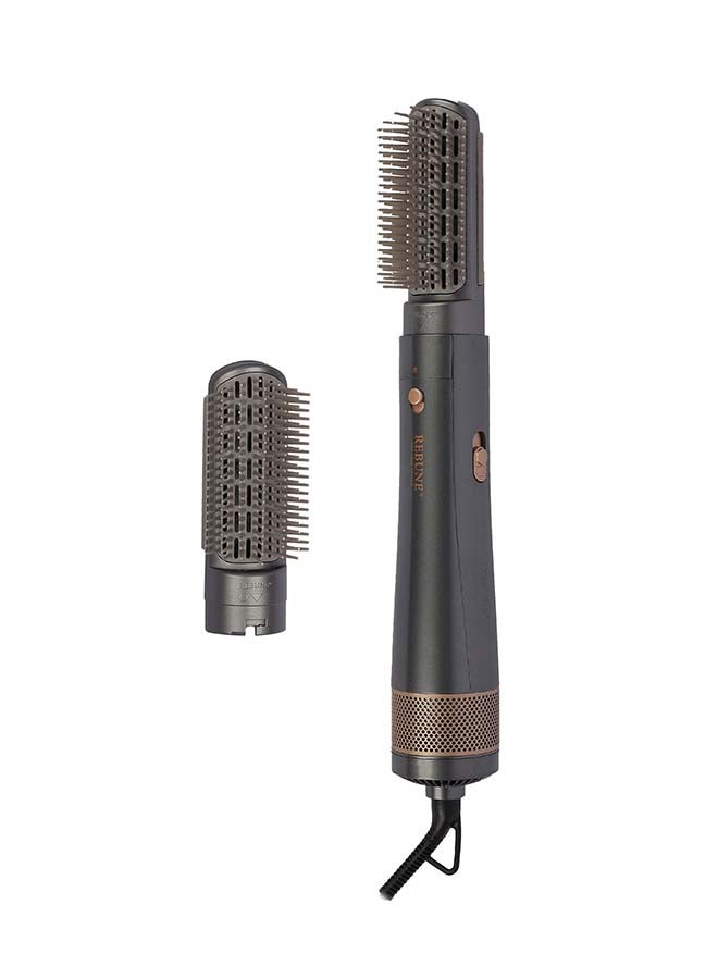 REBUNE Hair Dryer With Two Brushes Ions 1200W Brown - Image 2