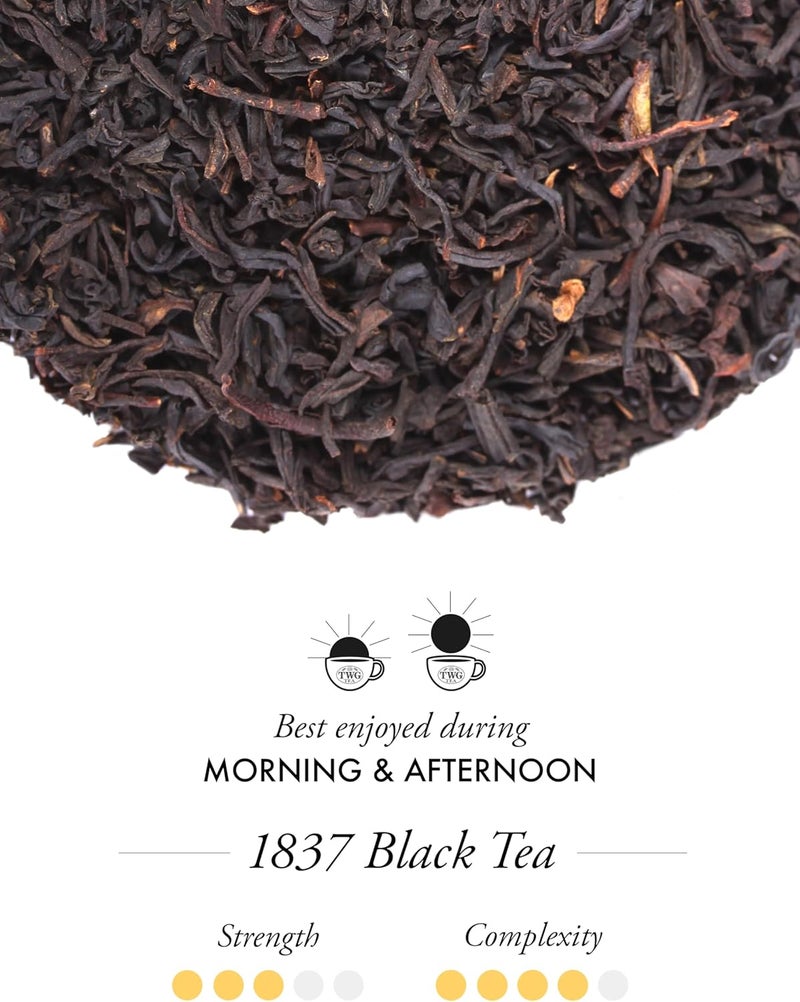 TWG Tea 1837 Black Tea - Exquisite Loose Leaf Blend in Haute Couture Tin, 100g - Image 2