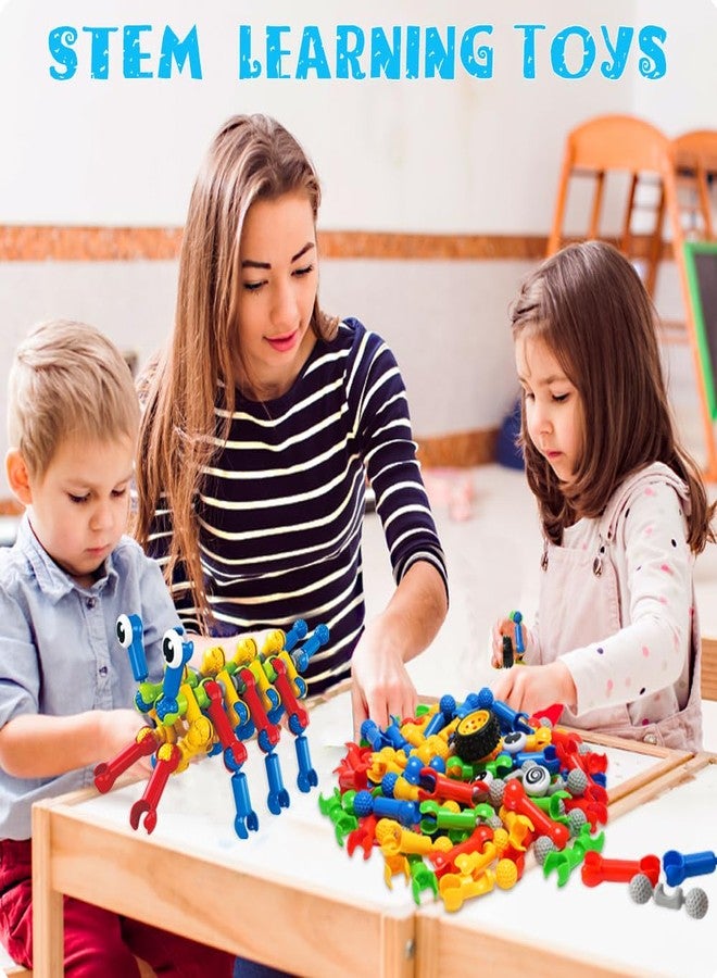 Afomida 156 PCS Creative Building Blocks Building Toy Set - Featuring Storage, Includes Dinosaur, Robot, Car, Spider, Dog, Animal Figure Building Toy Playset for Kids, Birthday Gift Ages 3+ (2) - Image 3