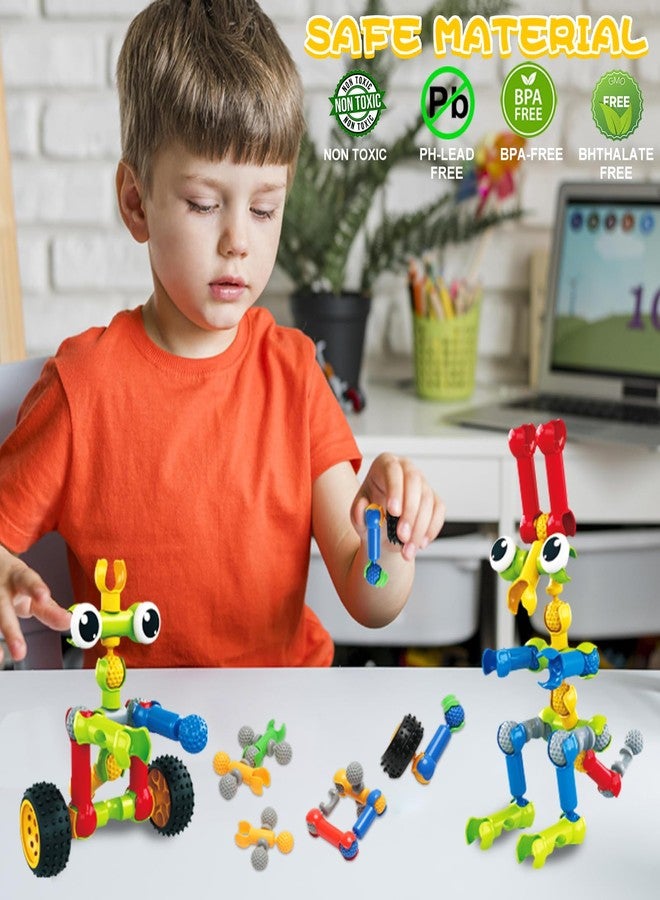 Afomida 156 PCS Creative Building Blocks Building Toy Set - Featuring Storage, Includes Dinosaur, Robot, Car, Spider, Dog, Animal Figure Building Toy Playset for Kids, Birthday Gift Ages 3+ (2) - Image 5