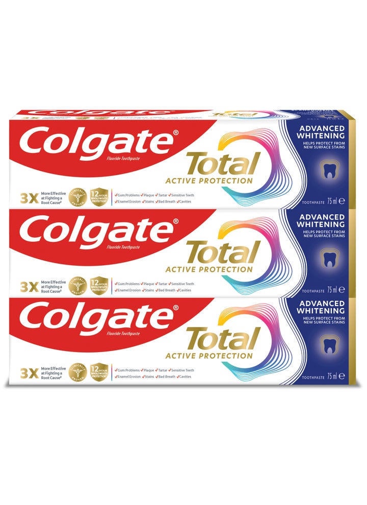 Buy Colgate Total Active Protection Advanced Whitening Toothpaste ...