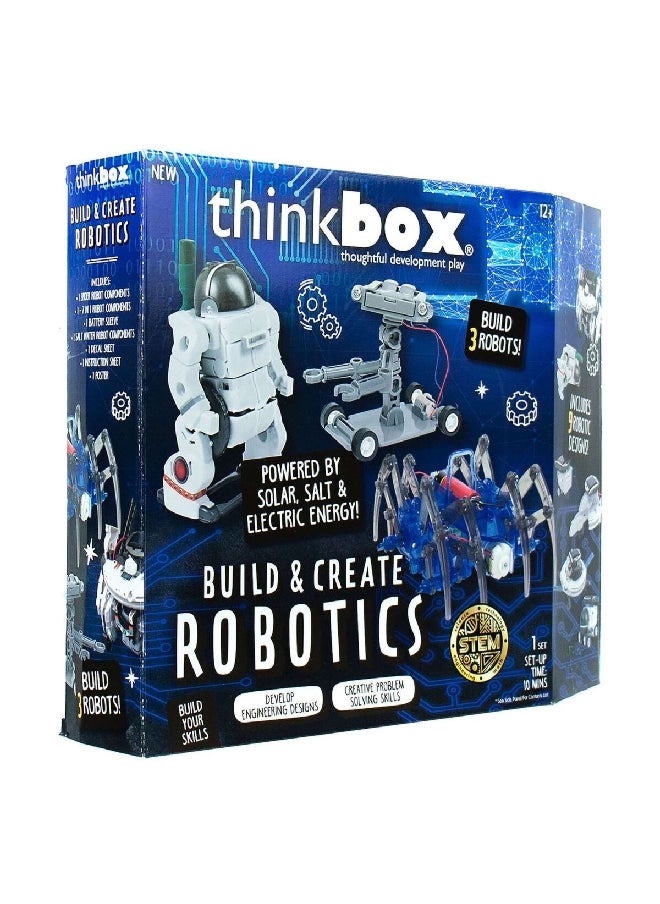 Horizon Group USA - Horizon Group Think Box Build and Create Durable Robotics Stem Set Multicolour 29.525 x 7.875 x 35.425 cm 139492B-BL - Image 1