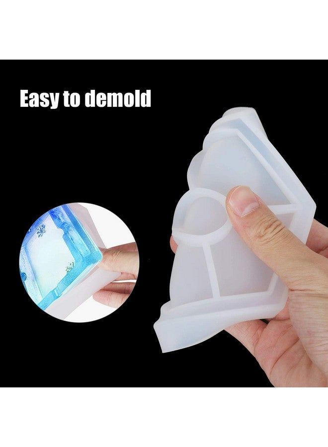 ELEPHANTBOAT 20 Pcs Resin Moulds Silicone, Resin Moulds For Craft For Pen Holder, Flower Pot, Coaster, Pendants, Candle Molds & Holders Sticks, Epoxy Resin Art Kits, Multi Colour - Image 5