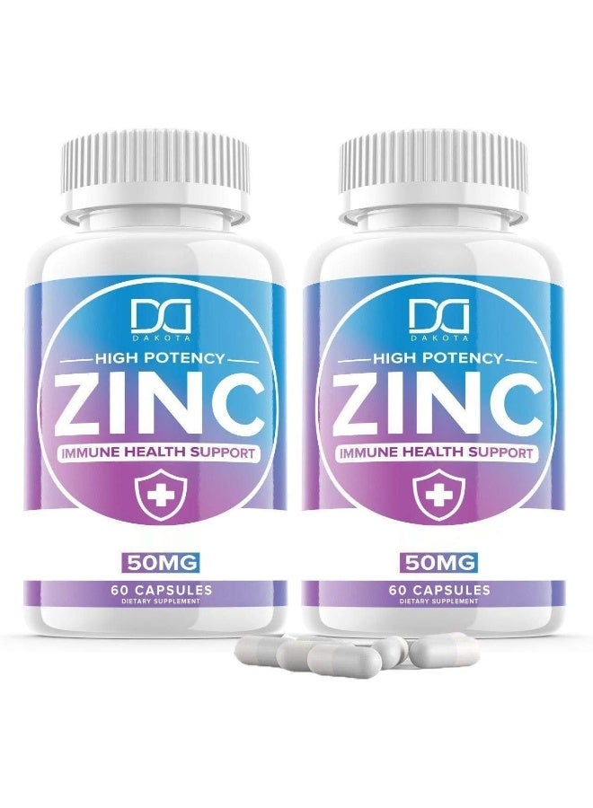 Dakota Zinc 50mg Vitamin Supplements for Immune Support System - Image 1