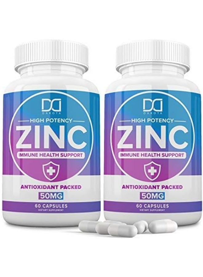 Dakota Zinc 50mg Vitamin Supplements for Immune Support System - Image 2