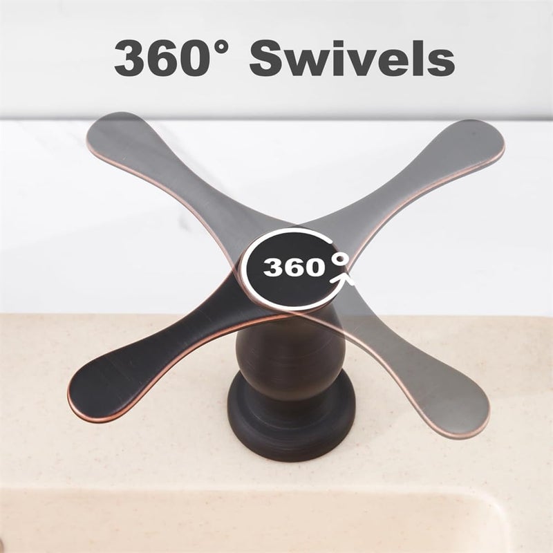 Bronze Kitchen Sink Soap Dispenser, Built-In 13 OZ Bottle, Refill from The Top, Liquid Soap Dispenser for Kitchen Sinks - Image 3