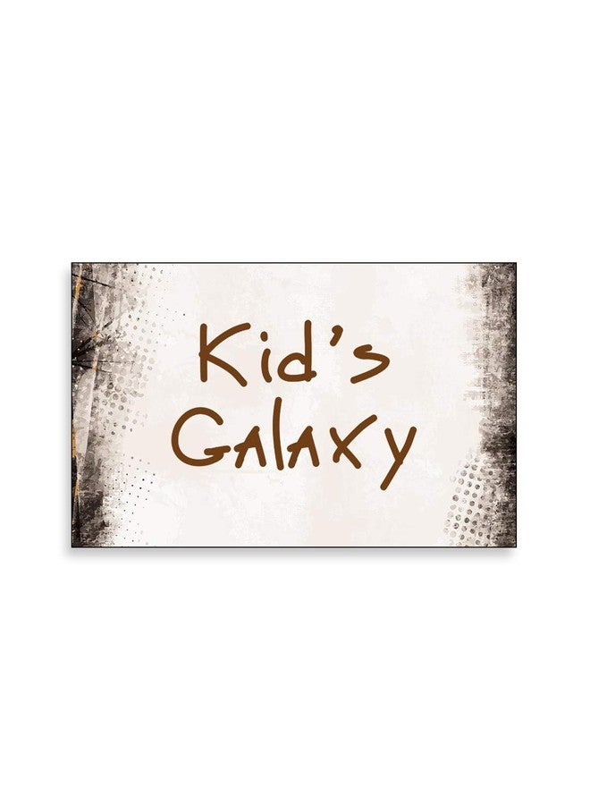 999Store Printed Texture Kids for Children Room Name Plate (MDF_12 X7.5 Inches_Multi) - Image 1