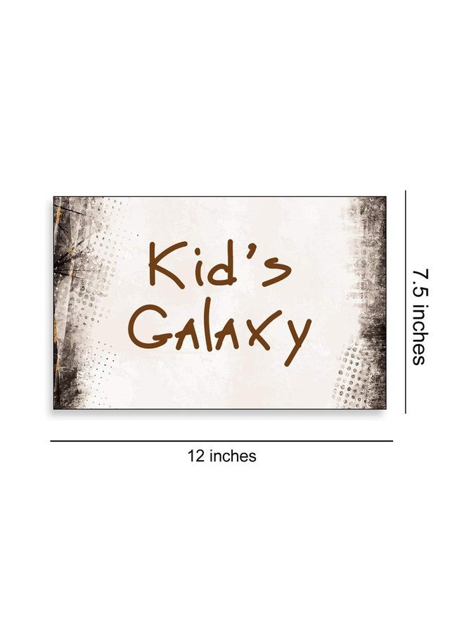 999Store Printed Texture Kids for Children Room Name Plate (MDF_12 X7.5 Inches_Multi) - Image 4