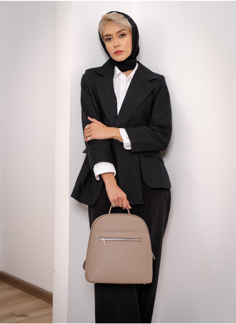 David Jones- The Minimal and Practical Leather Backpack model cm6910- Everyday and Everywhere backpack for All students- Perfect but simple backpack