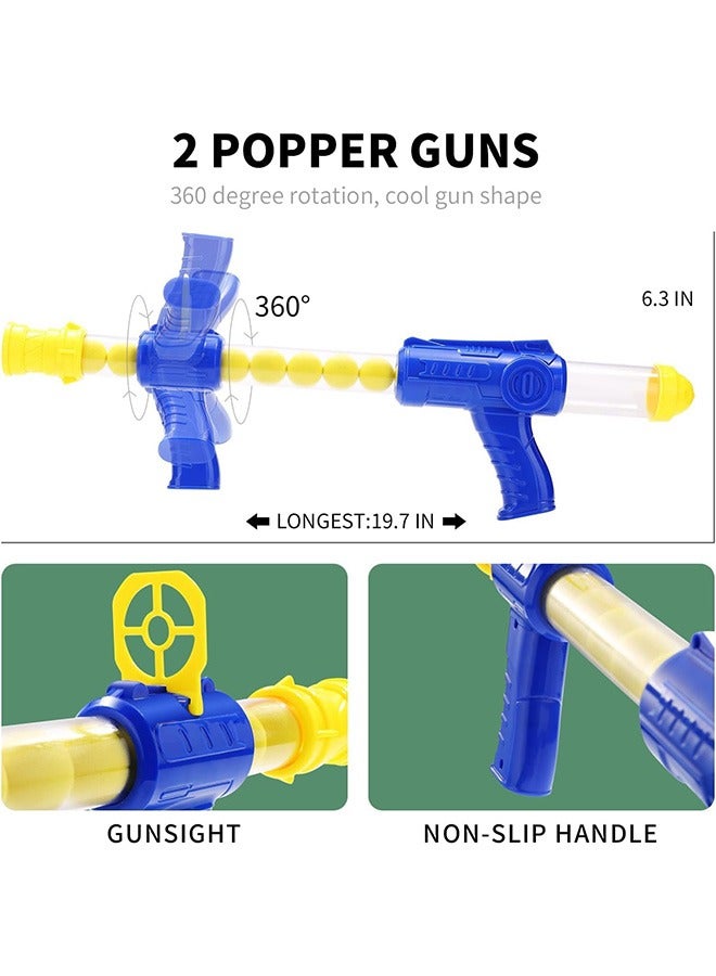 joyzzz Target Shooting Games Toy Guns for Kids,Shooting Game Gifts for3 4 5 6 7 8 9 Year Old Kids,Toy Guns with Air Pump Guns, Party Toys with LCD Score Record, 24 Soft Foam Balls (A) - Image 4