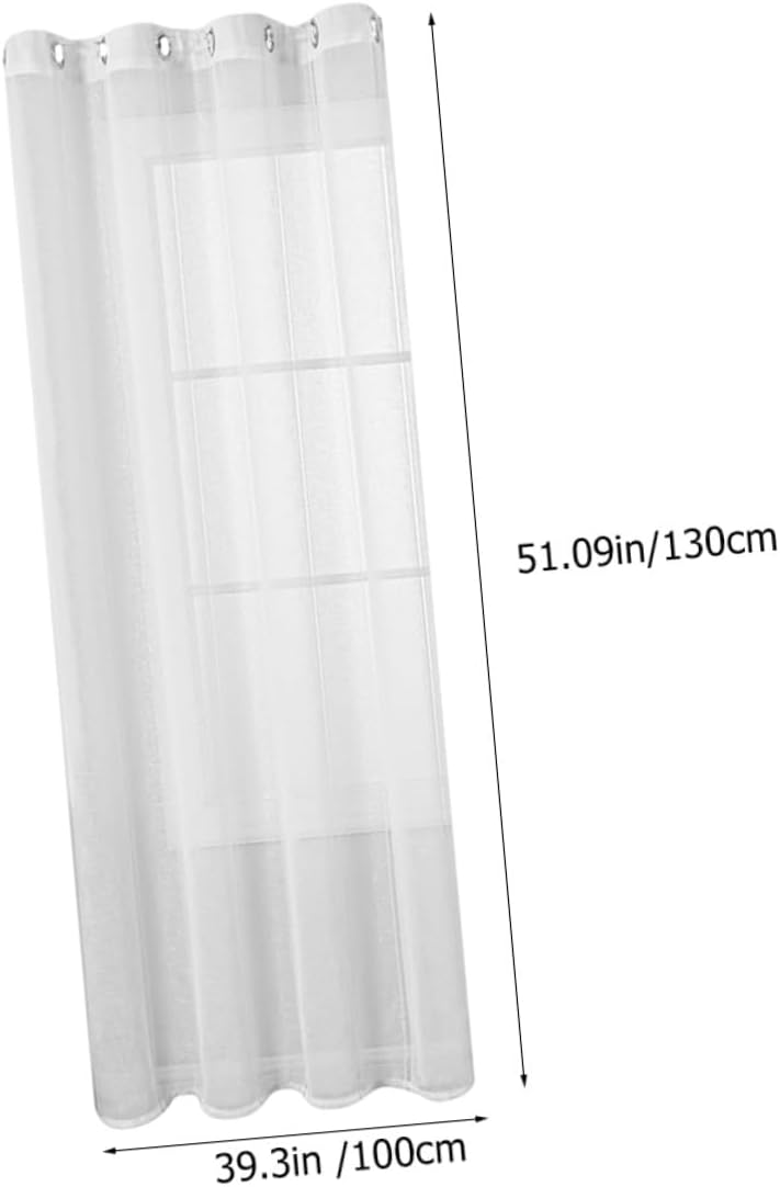 STOBAZA Window Screen Curtain Semi- Drapes for Privacy Elegant Valance for Bedroom Living Room Stylish Home Decor - Image 2