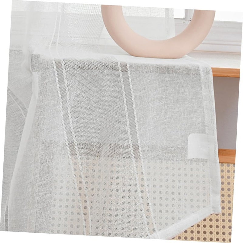 STOBAZA Window Screen Curtain Semi- Drapes for Privacy Elegant Valance for Bedroom Living Room Stylish Home Decor - Image 5