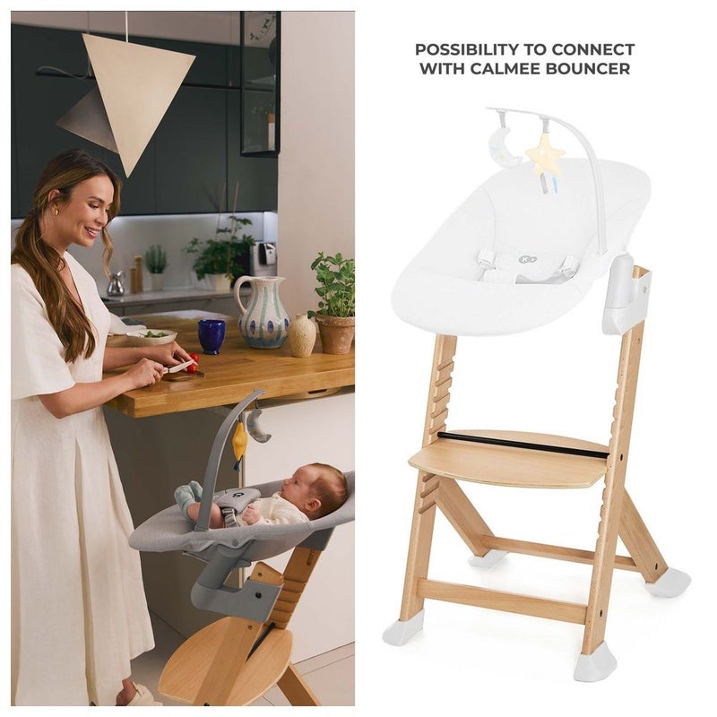 Kinderkraft - Enock Highchair - Grey/Brown - Image 2