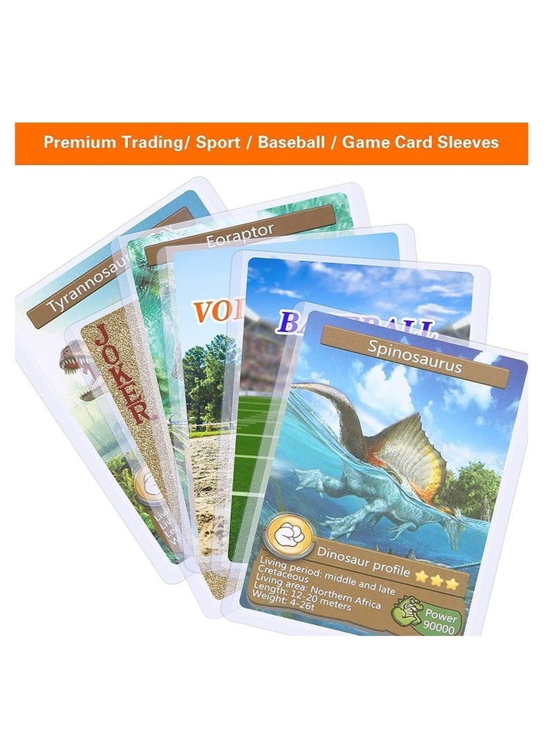 Generic 100PCS Card Sleeves Hard Plastic for Baseball Protective Holder Trading Cards, Sports Cards 3 x 4 Inch Clear  - Image 5