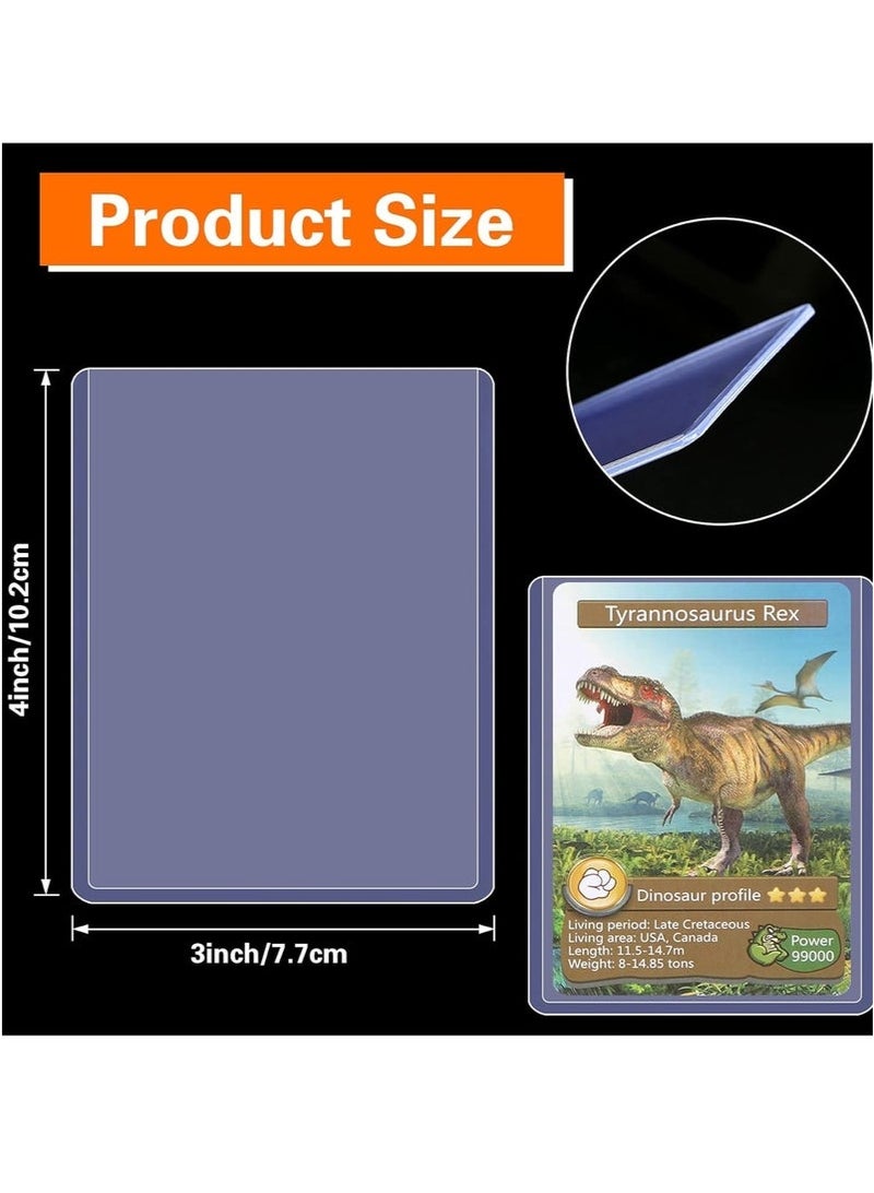 Generic 100PCS Card Sleeves Hard Plastic for Baseball Protective Holder Trading Cards, Sports Cards 3 x 4 Inch Clear  - Image 2