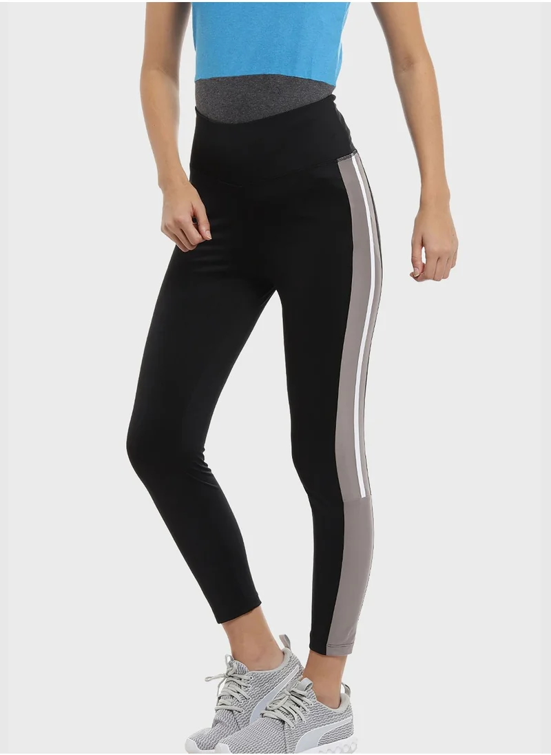 Campus Sutra Color Block Leggings