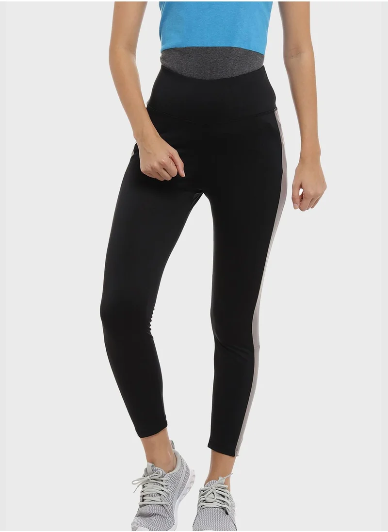 Campus Sutra Color Block Leggings