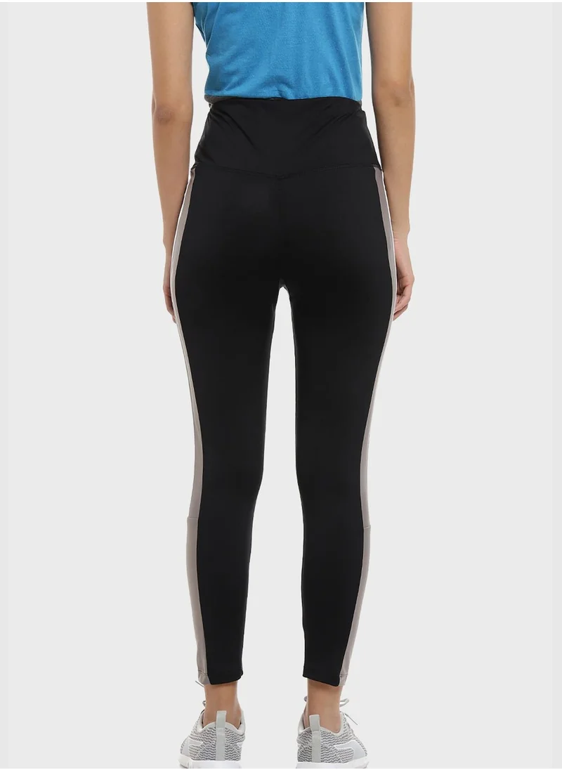 Campus Sutra Color Block Leggings