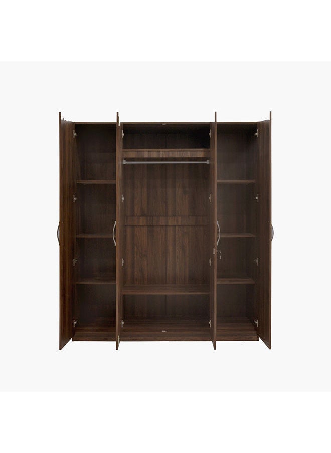 Home Box - Kulltorp Plus 4-Door Wardrobe With Mirror 52 x 182 x 160 cm - Image 1