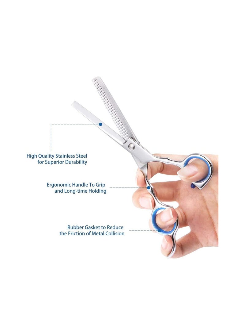 Excefore Professional Hair Fixer Set Hair Cutting Scissors Shears Barber Thinning Set Kit - Image 4