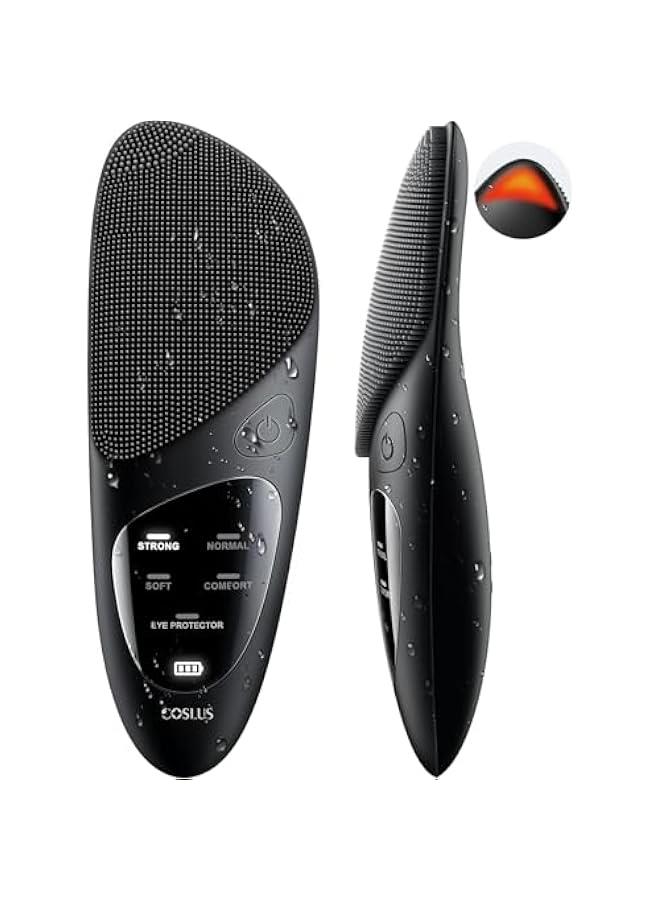 Generic Waterproof Rechargeable Electric Face Exfoliator Brush for Men and Women: 4 Cleansing Modes, Silicone Face Scrubber for Cleaning, Exfoliating, and Massaging  - Image 1