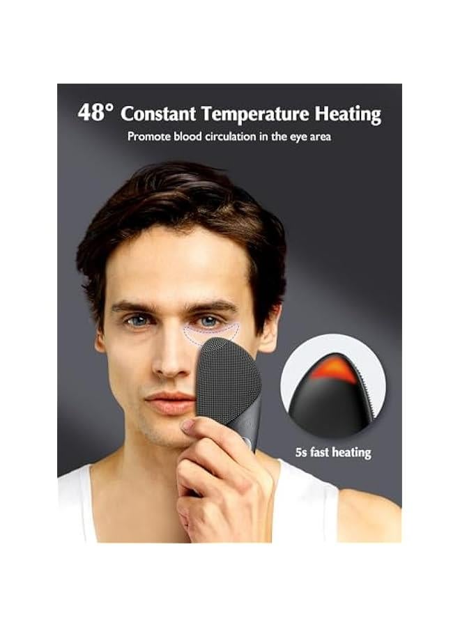 Generic Waterproof Rechargeable Electric Face Exfoliator Brush for Men and Women: 4 Cleansing Modes, Silicone Face Scrubber for Cleaning, Exfoliating, and Massaging  - Image 4