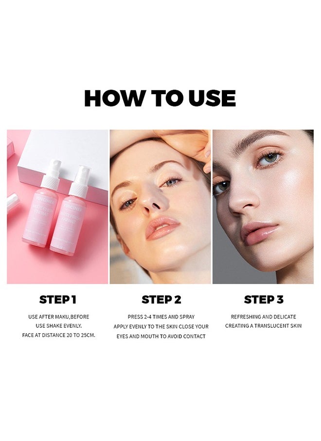 VINCINER - Make Setting Spray-12 Hr Make up fixer Spray - Keeps Face Makeup From Melting And Fading - Mattifying, Blurring And Oil Absorbing Face Spray - Transfer - Proof And Mask Friendly 50ml - Image 1