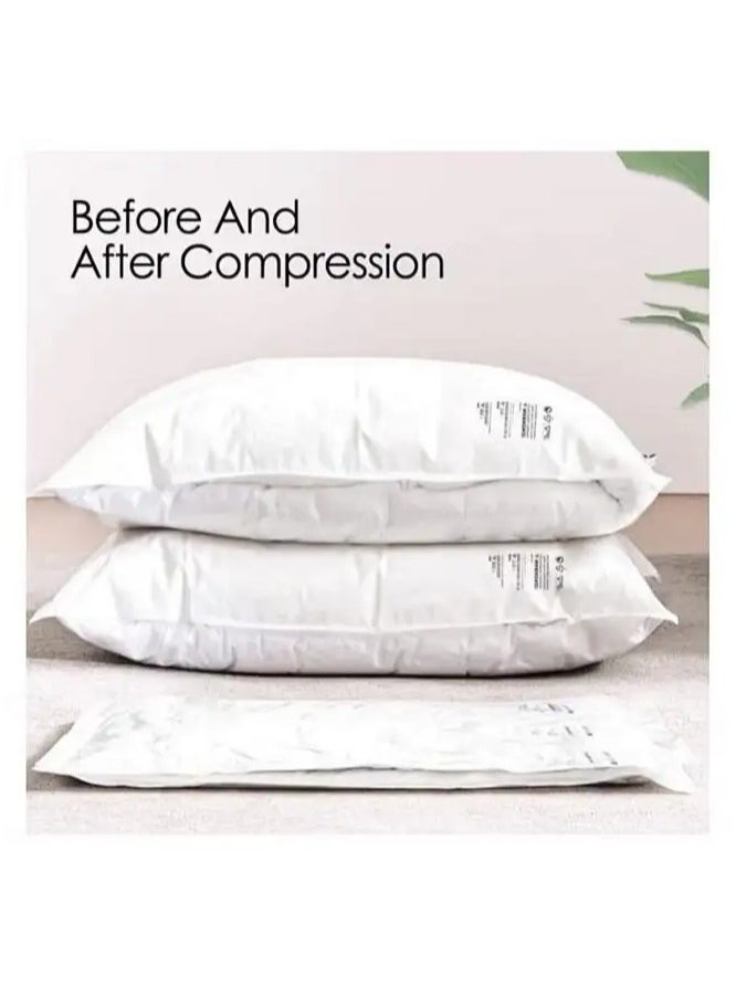 Snooe - 10 Piece Set Premium Vacuum Storage Bags with Electric Pump,Reusable Vacuum Compression Bags Space Saving Bag for Clothes Mattress Blanket Duvets Pillows - Image 1