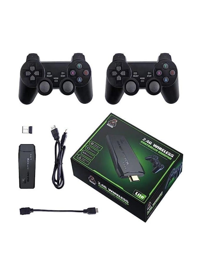 Game Console 4K HD Video Game Console 2.4G Dual Wireless Controller, Classic 64GB Retro TV Game Console 10000 Game Stick - Image 2