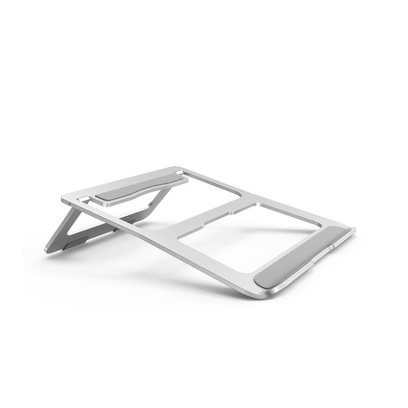 Laptop Ventilated Stand With Cooling Fan Aluminum Portable Holder For Desk Bed Travel - Image 2