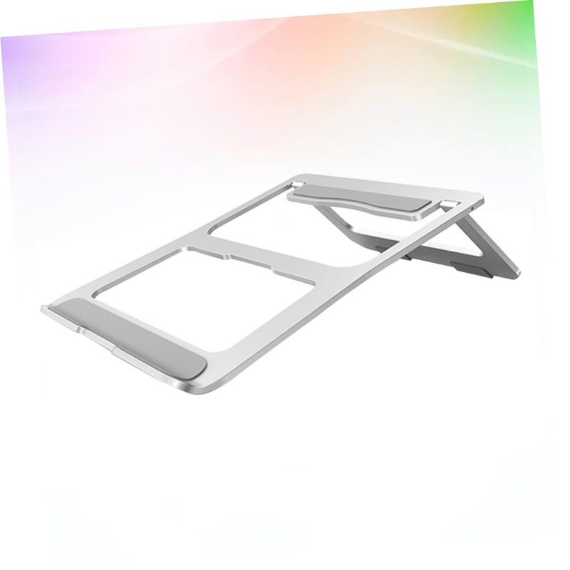 Laptop Ventilated Stand With Cooling Fan Aluminum Portable Holder For Desk Bed Travel - Image 3