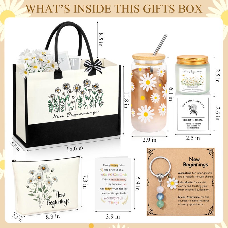 MEMGIFT New Beginnings Gifts for Women, Graduation Farewell Leaving Going Away Goodbye Retirement Gift for Her Women Coworkers, New Job Good Luck, Divorce, Housewarming, Break Up Gifts - Image 2