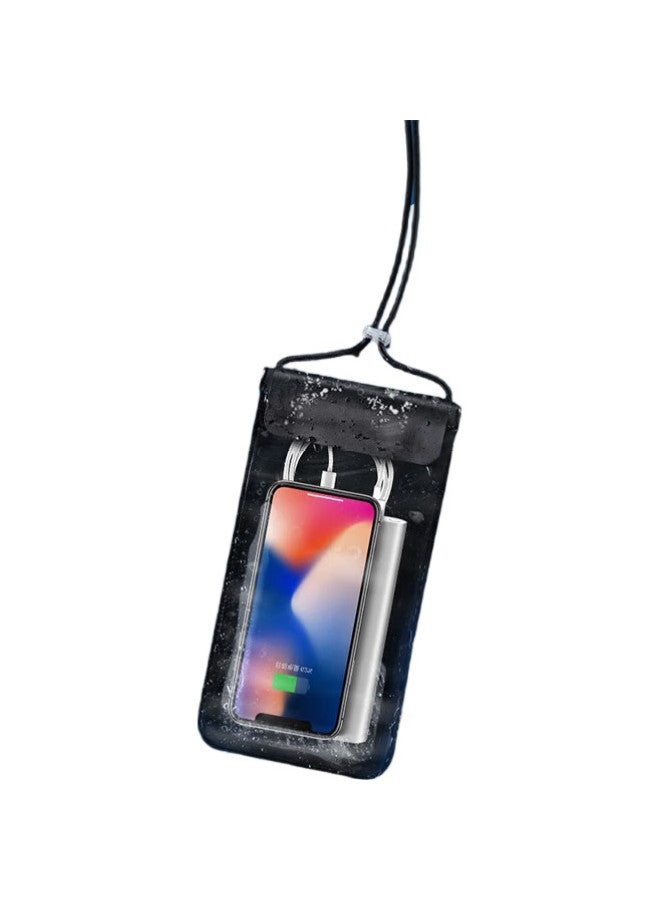 Stiger Waterproof Phone Pouch For Food Delivery Riders, Touchscreen Compatible, Rechargeable, Large Capacity, Swimming, Rafting, Neck Strap, Courier, Outdoor, Extra Large, Rainproof, Diving, Photography, Hot Springs, Universal - Image 2