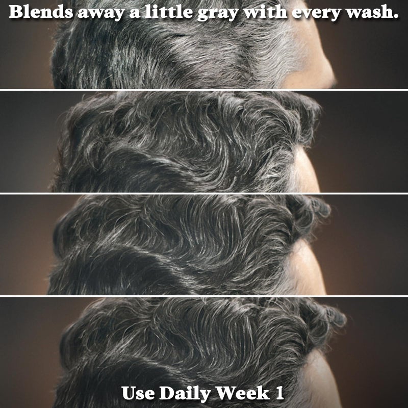 Just for Men Control GX Grey Reducing 2-in-1 Shampoo and Conditioner, Gradual Hair Color with Keratin for Stronger Thicker and Healthier Looking Hair, 4 Fl Oz - Pack of 3 (Packaging May Vary) - Image 3