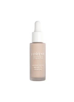 Lumene Invisible Illumination Instant Glow Beauty Serum Natural Finish Skin Brightening Face Serum Hydrating Foundation Tinted Serum With Pearlescent Pigments For Glowing Skin Light (30Ml)  - Image 2
