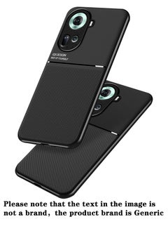ماركة غير محددة غطاء حماية واقٍ لهاتف OPPO Reno 11 5G باللون الأسود للأعمال الراقية  - Image 1
