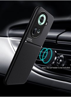ماركة غير محددة غطاء حماية واقٍ لهاتف OPPO Reno 11 5G باللون الأسود للأعمال الراقية  - Image 2