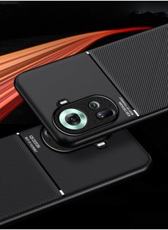 ماركة غير محددة غطاء حماية واقٍ لهاتف OPPO Reno 11 5G باللون الأسود للأعمال الراقية  - Image 3