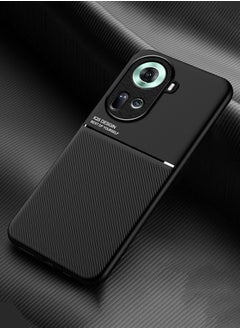 ماركة غير محددة غطاء حماية واقٍ لهاتف OPPO Reno 11 5G باللون الأسود للأعمال الراقية  - Image 4