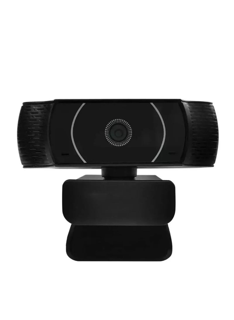 Digital Webcam with High Definition,  Built-in Microphone, USB Camera, Auto Light Correction, Clip/Stand, Plug and Use - Image 1