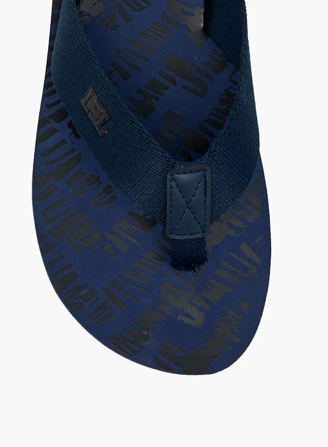 LBL by Shoexpress Men's Printed Thong Slippers