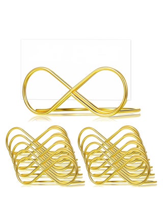 CMGTYYD Bow Shape Table Number Holder Stands Place Card Holder Metal Table Number Stands Name Setting Place Card Holders for Wedding Party Number Paper Menu 10 Pieces - pzsku/Z533AC1D4887C96975E84Z/45/_/1728108685/fcf16a29-cfaf-44c0-8f17-57f45fbbeb30