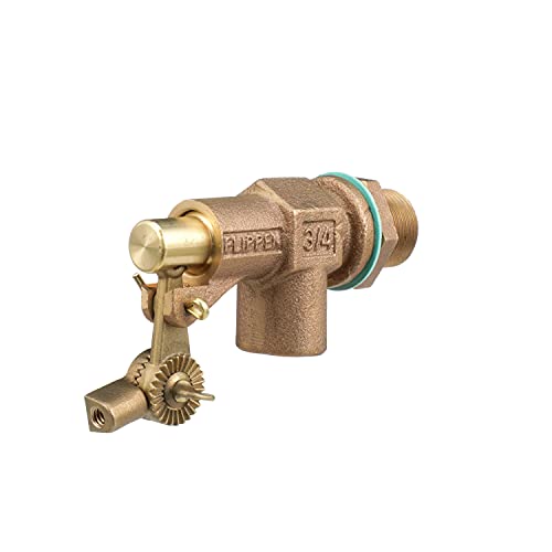Watts 750 Series 3/4" Bronze Heavy Duty Float Valve, Female NPT Threaded Inlet, Machined Flange, Serrated Arms, Replaceable Seals, Locknut & Gasket for Bulkhead Mount, Max Working Temperature 180° F - Image 4