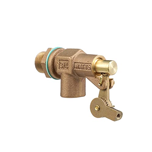 Watts 750 Series 3/4" Bronze Heavy Duty Float Valve, Female NPT Threaded Inlet, Machined Flange, Serrated Arms, Replaceable Seals, Locknut & Gasket for Bulkhead Mount, Max Working Temperature 180° F - Image 3